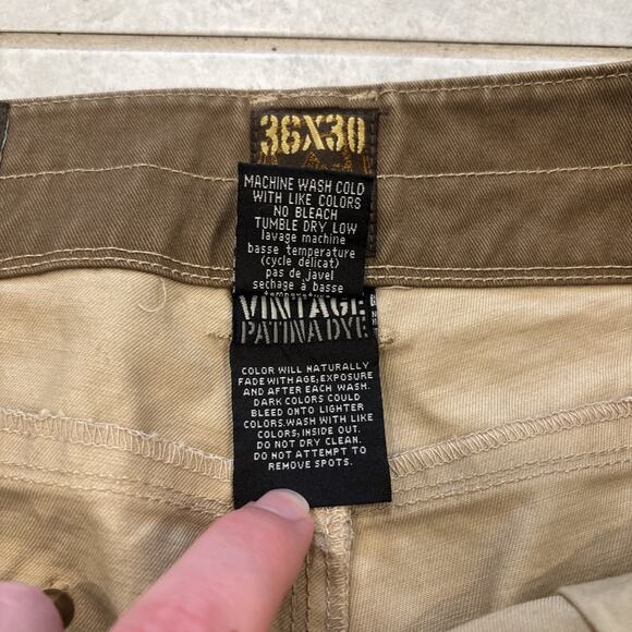 Kuhl Rydr Pants Mens Sz 36/30 Vintage Patina Dye Brown Ryder Crag Series - Picture 6 of 8